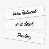 Customizable Real Estate Sign Rider Sign Rider Market Dwellings