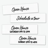 Customizable Real Estate Sign Rider Sign Rider Market Dwellings