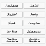 Customizable Real Estate Sign Rider Sign Rider Market Dwellings