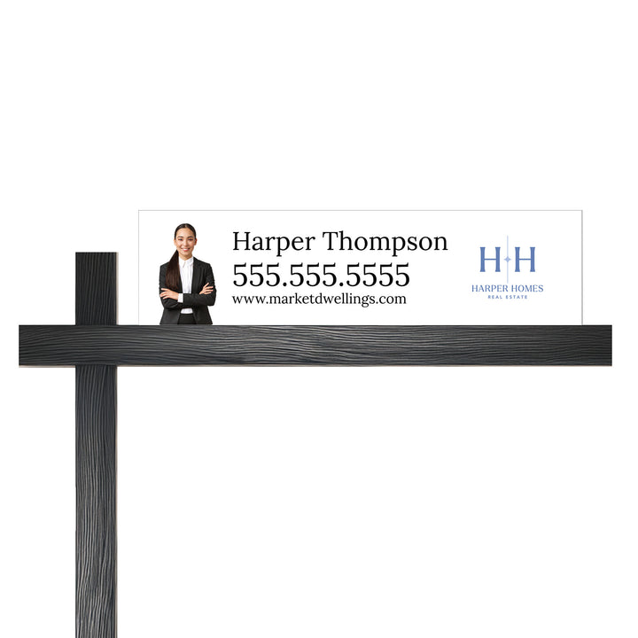 Customizable Real Estate Sign Rider | DSR-7 Sign Rider Market Dwellings