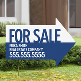 For Sale Directional Arrow Yard Sign Directional Sign Market Dwellings