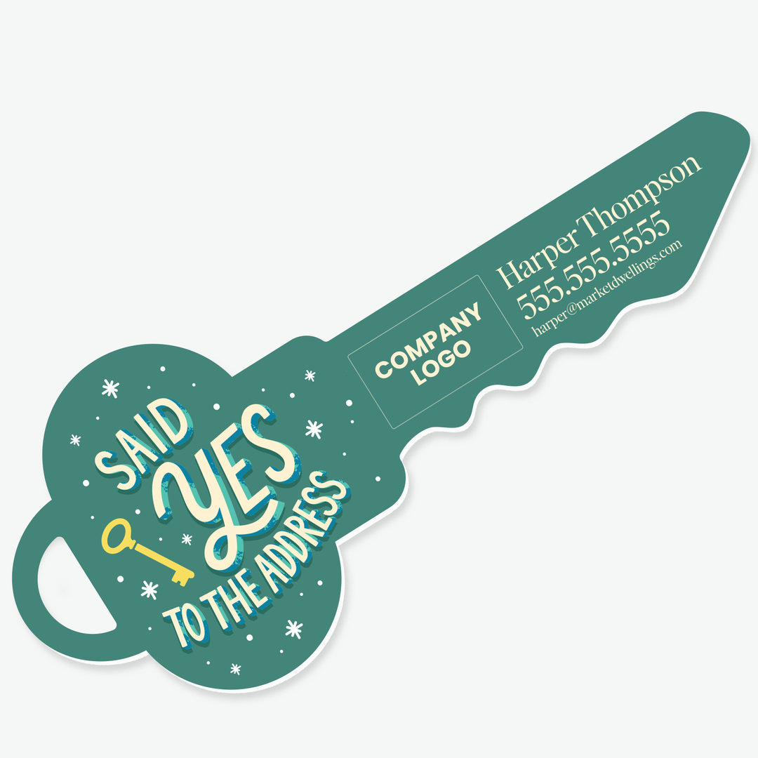 Customizable | Said Yes To The Address Sign | Photo Prop | DSY-22-AB Key Sign Market Dwellings JADE  