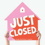Closing Day Real Estate House Sign Photo Prop House Sign Market Dwellings
