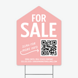 For Sale QR Code Real Estate Yard Sign Yard Sign Market Dwellings