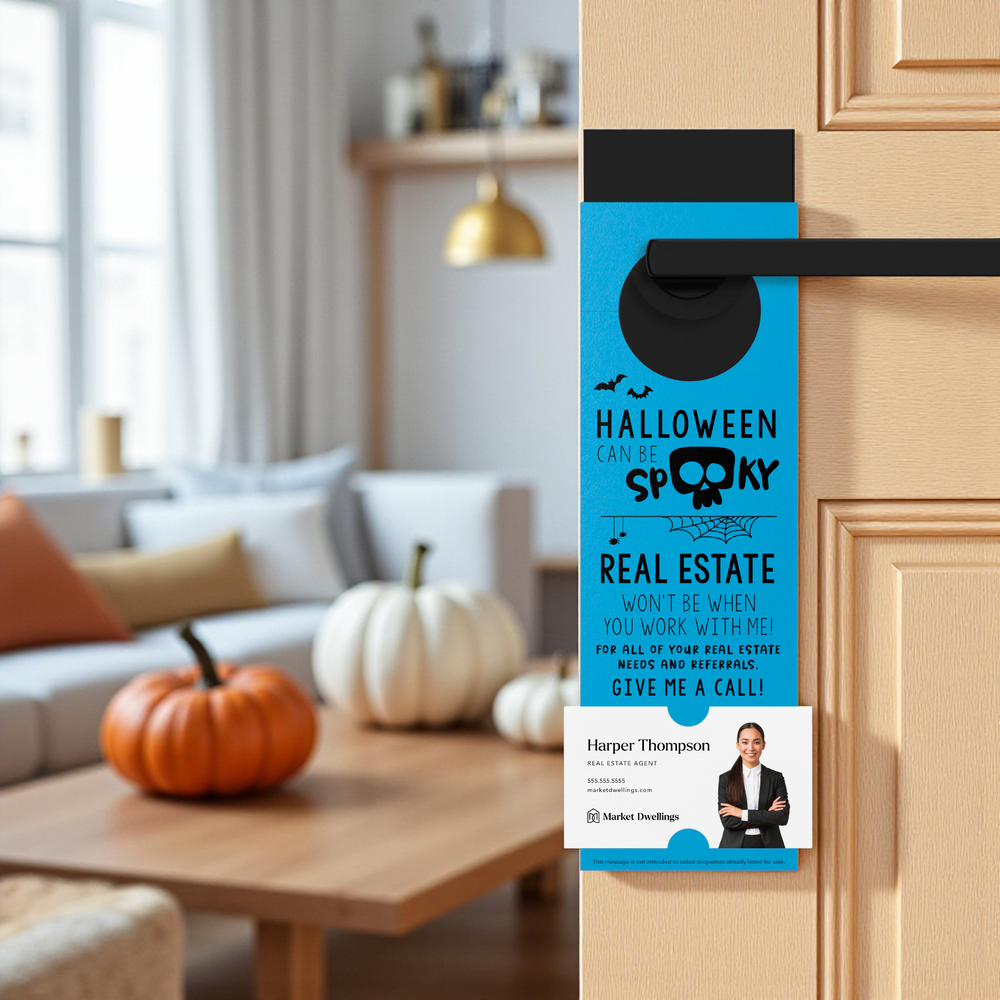 Halloween Can Be Spooky | Door Hangers Holiday Door Hanger Market Dwellings