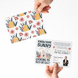Know Some Bunny Looking To Buy or Sell? | Real Estate Mailers with Envelopes Mailer Market Dwellings