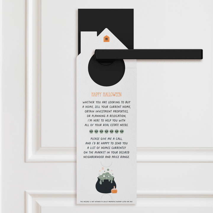 I've Got The Right Mix To Get Your Home Sold | Halloween Door Hangers | 101-DH002-AB Door Hanger Market Dwellings BLUSH  