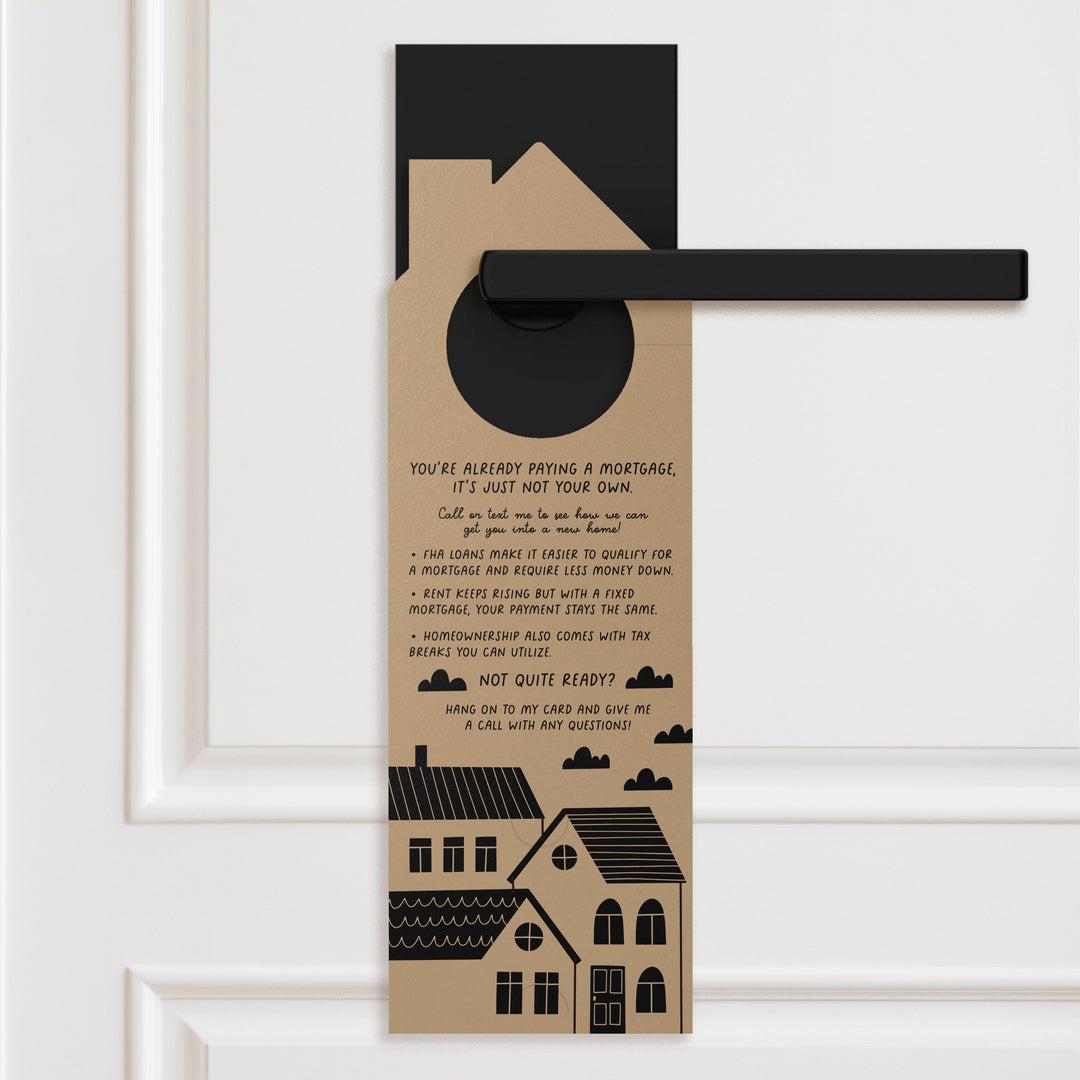 Dear Renting, Let's Break Up Door Hangers Door Hanger Market Dwellings