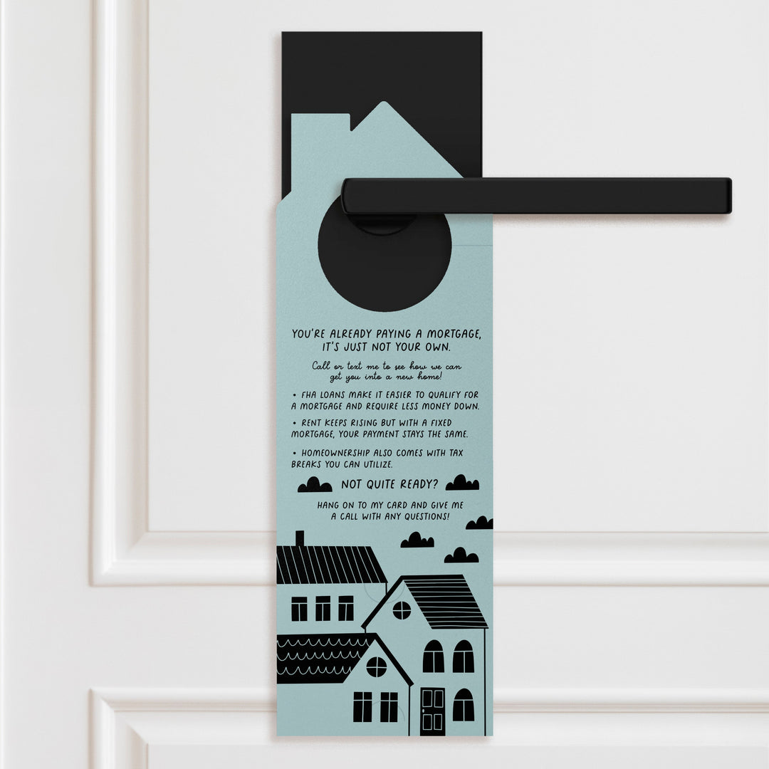 Dear Renting, Let's Break Up Door Hangers Door Hanger Market Dwellings