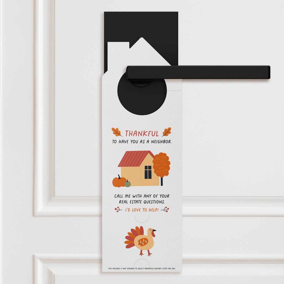 Happy Thanksgiving Door Hangers Door Hanger Market Dwellings