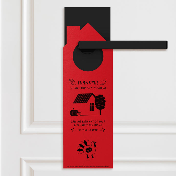 Happy Thanksgiving Neighbor Door Hangers