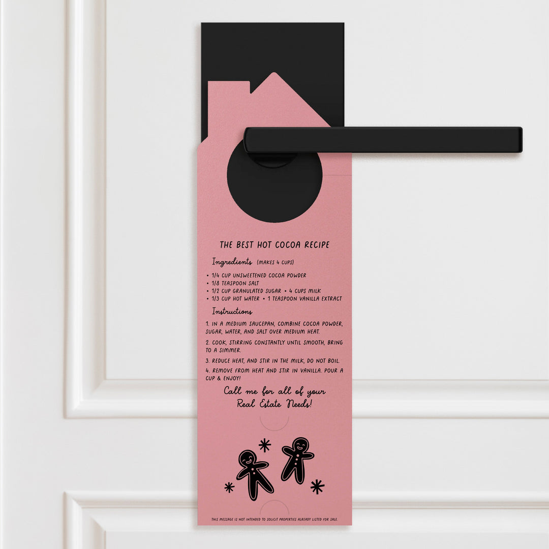 Keep Warm and Drink Cocoa Door Hangers Door Hanger Market Dwellings