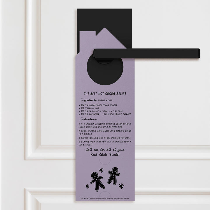 Keep Warm and Drink Cocoa Door Hangers Door Hanger Market Dwellings