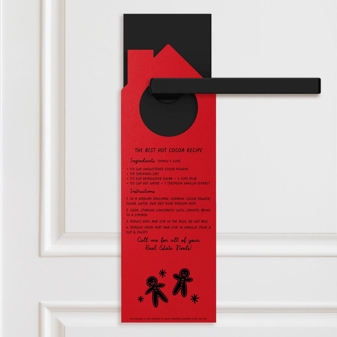 Keep Warm and Drink Cocoa Door Hangers