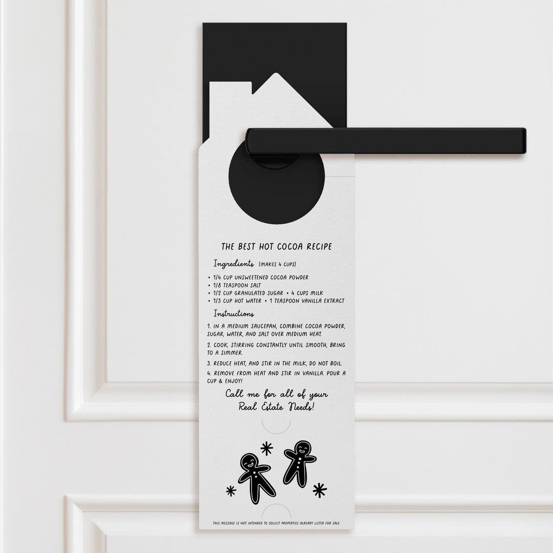 Keep Warm and Drink Cocoa Door Hangers