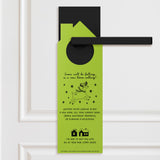 Consider Me Your Real Estate Rudolph: Lighting The Way To Your Dream Home Door Hangers Holiday Door Hanger Market Dwellings