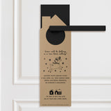 Consider Me Your Real Estate Rudolph: Lighting The Way To Your Dream Home Door Hangers Holiday Door Hanger Market Dwellings