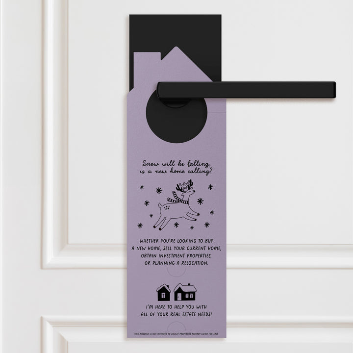 Consider Me Your Real Estate Rudolph: Lighting The Way To Your Dream Home Door Hangers