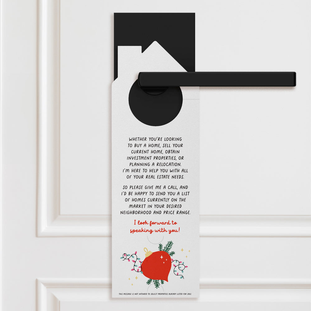 I Can Help You Find The Perfect Home To Deck Your Halls! Door Hangers Door Hanger Market Dwellings