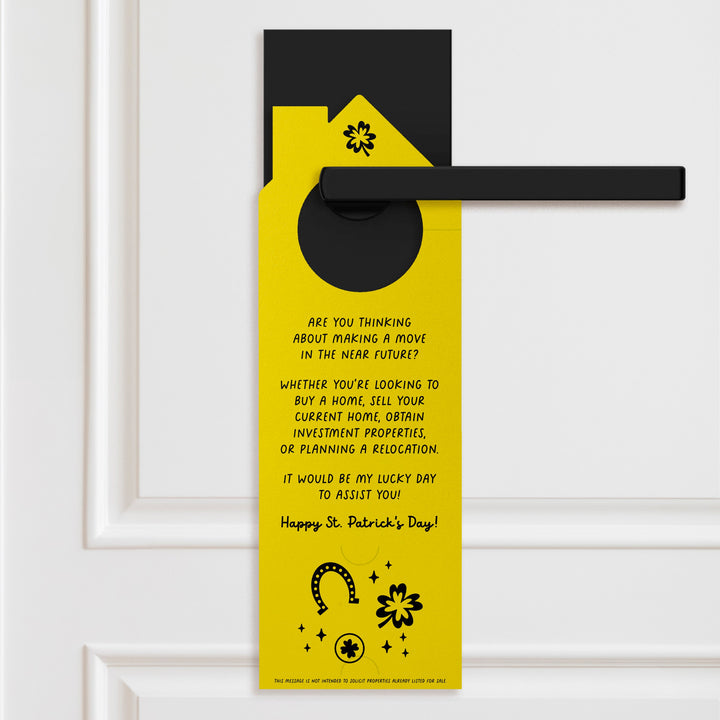 Don't Rely On Luck To Sell Your Home Call Me! Door Hangers Door Hanger Market Dwellings