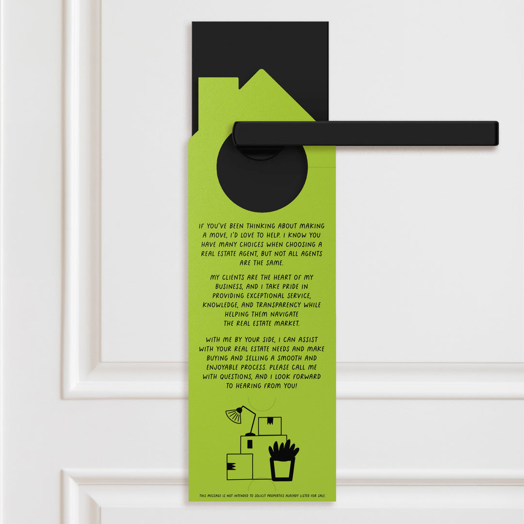 I Speak Fluent Real Estate. Go Ahead, Ask Me Something! Door Hangers