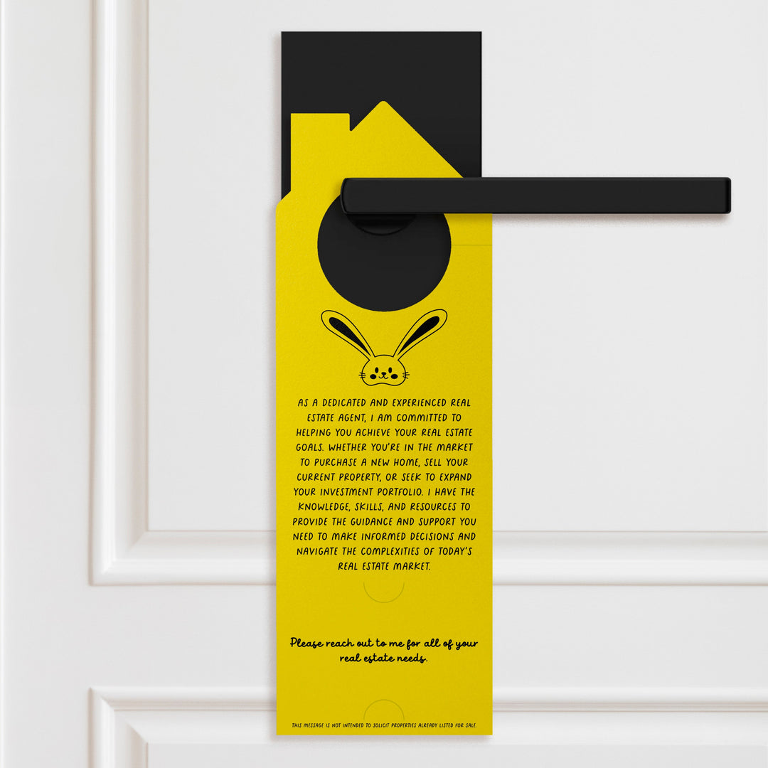 I'm Hoppy To Help You Buy Or Sell Real Estate! Door Hangers