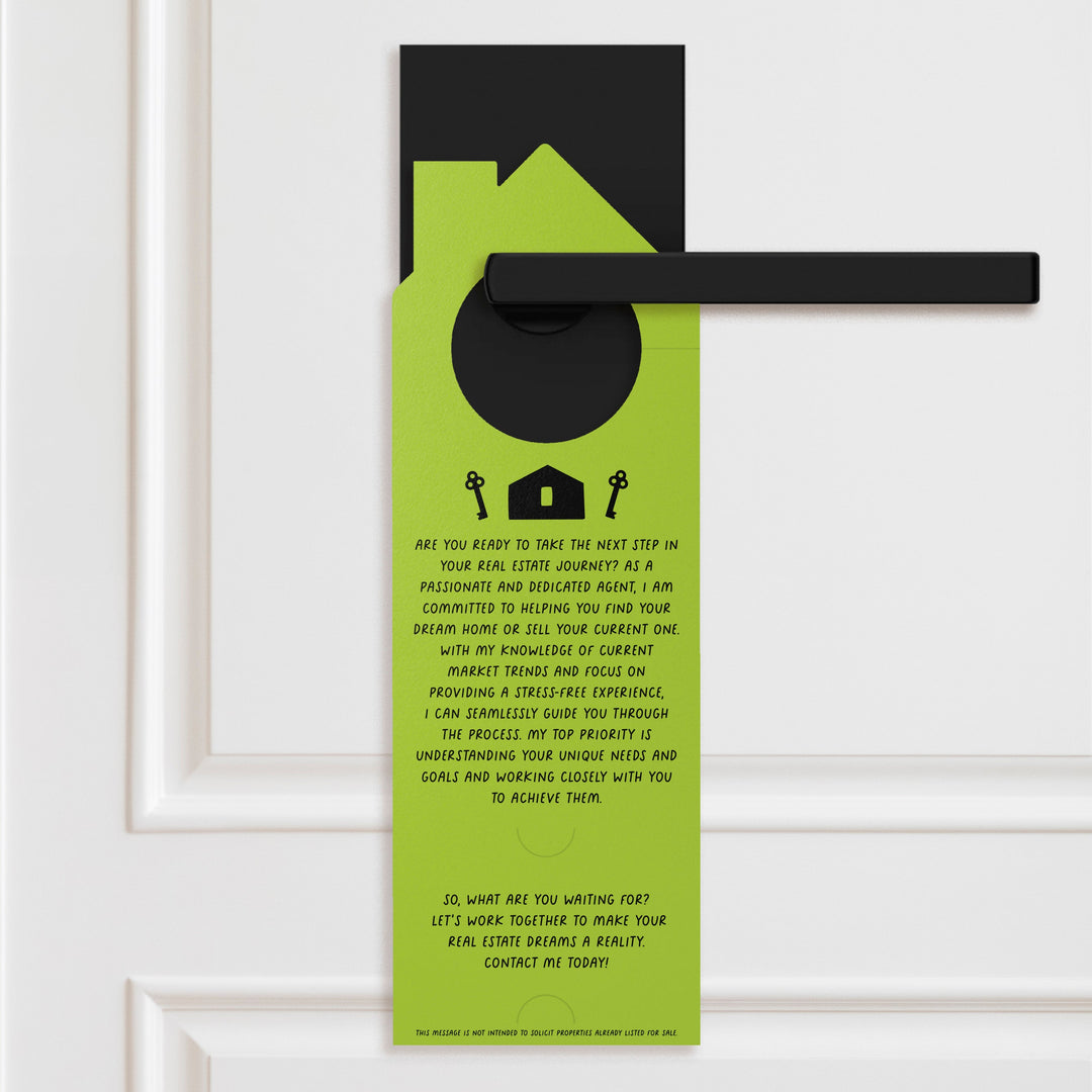 It Would Be A Real Treat To Be Your Real Estate Agent Door Hangers Door Hanger Market Dwellings