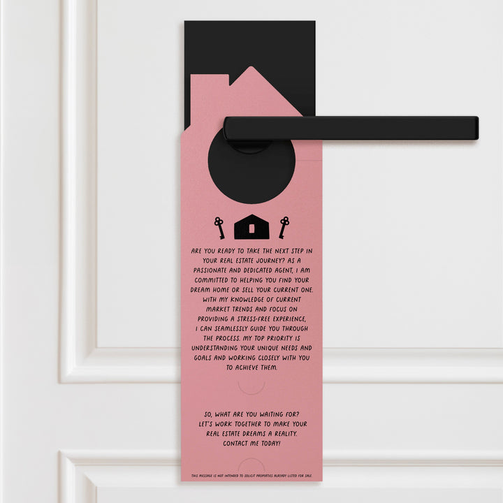 It Would Be A Real Treat To Be Your Real Estate Agent Door Hangers