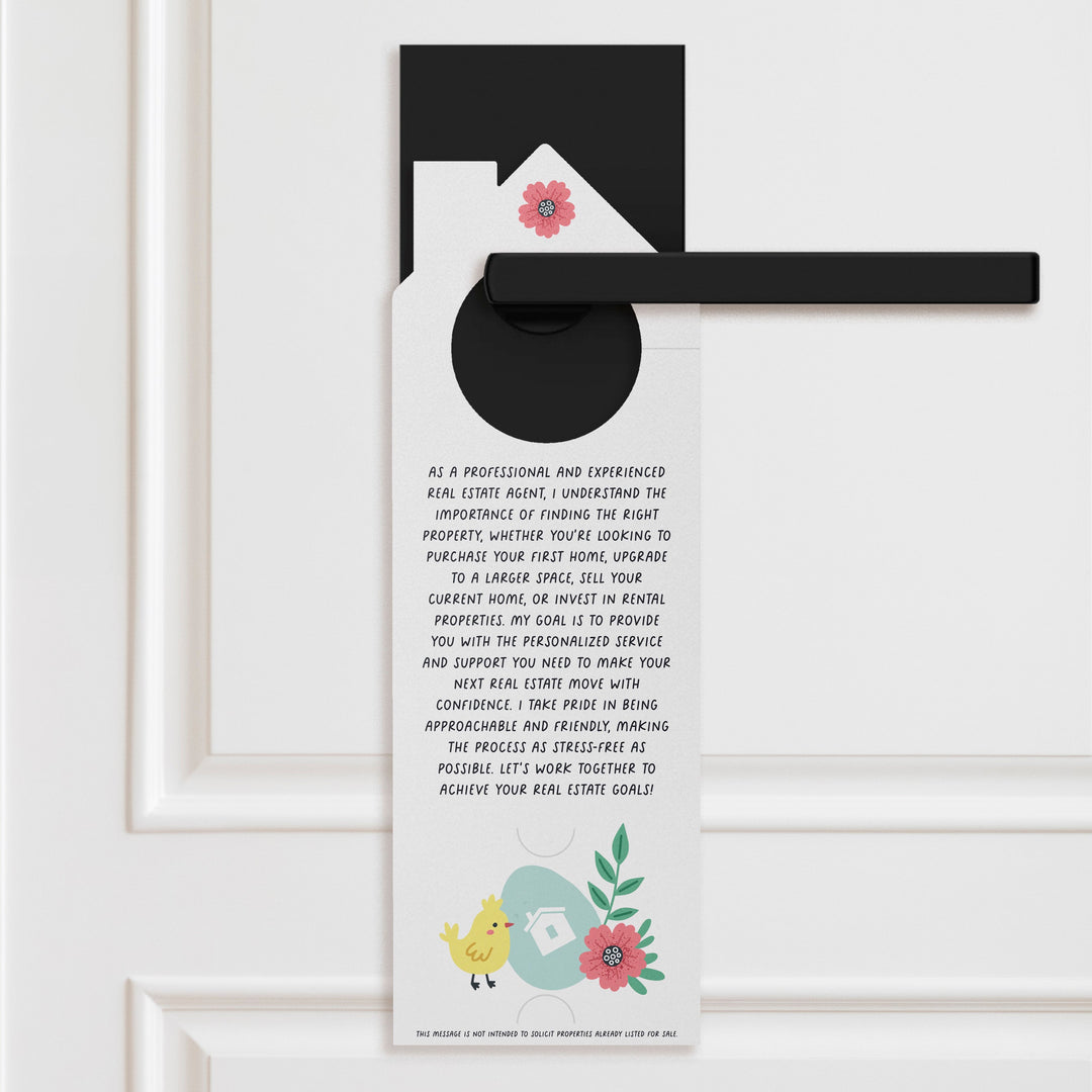 Spring Is An Egg-Cellent Time To Buy Or Sell A Home! Door Hangers Door Hanger Market Dwellings