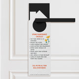 Hello Spring Maintenance Checklist Door Hangers Season Door Hanger Market Dwellings