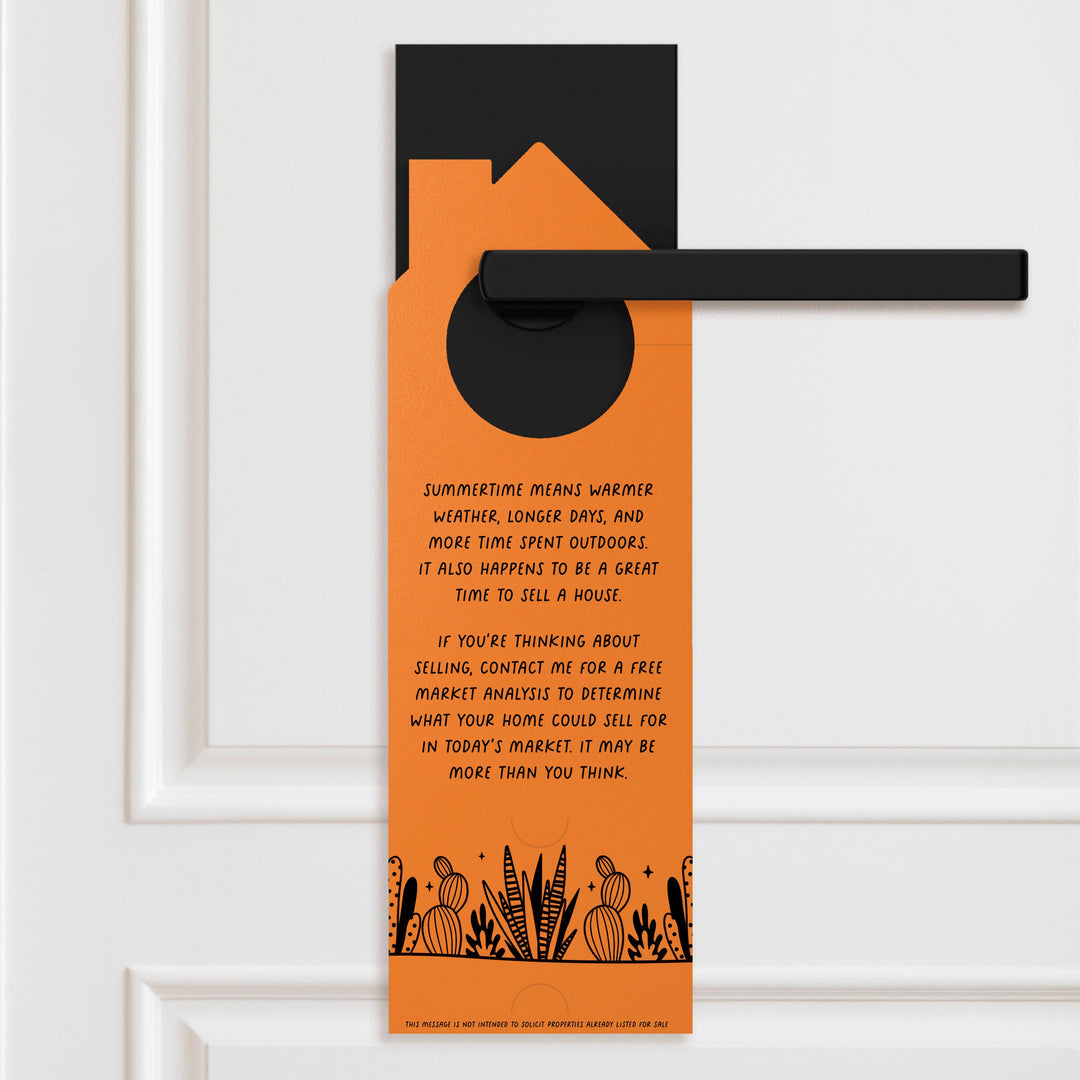 The Real Estate Market Is Heating Up! Door Hangers