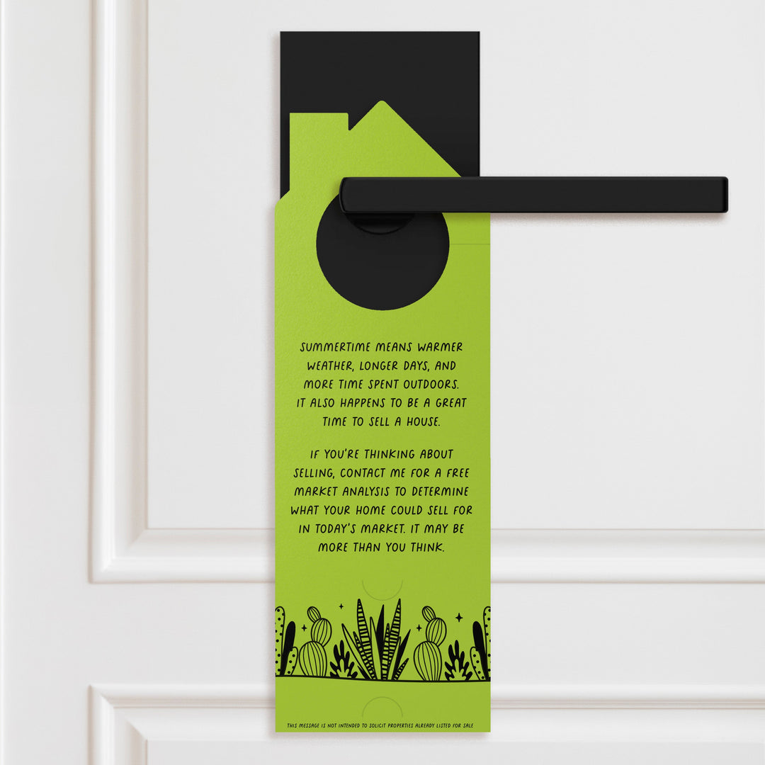 The Real Estate Market Is Heating Up! Door Hangers