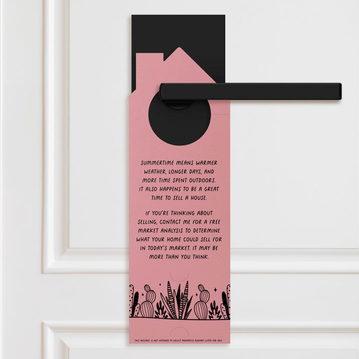 The Real Estate Market Is Heating Up! Door Hangers Door Hanger Market Dwellings