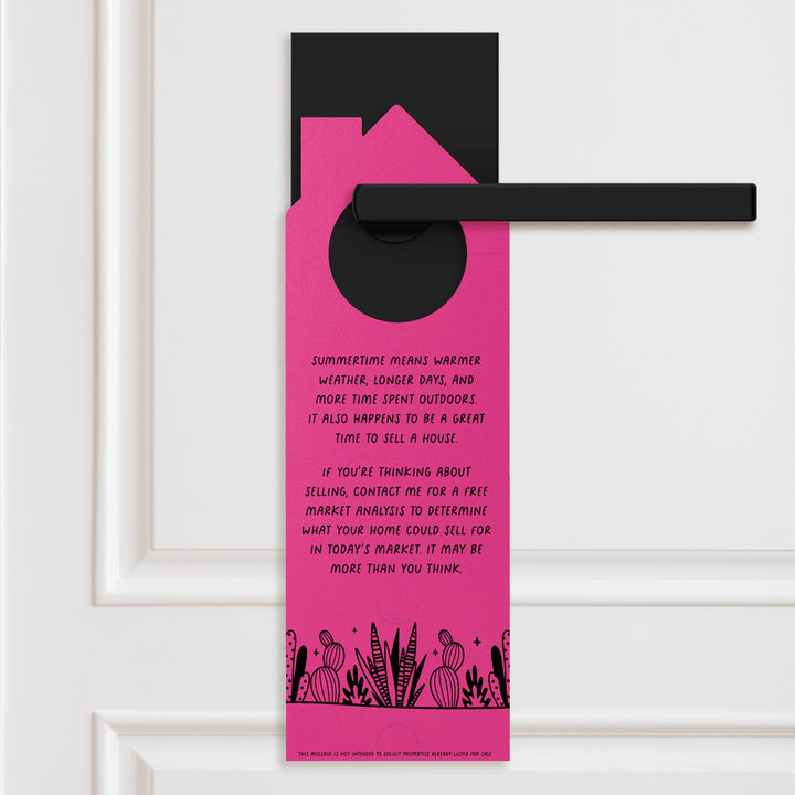 The Real Estate Market Is Heating Up! Door Hangers Door Hanger Market Dwellings