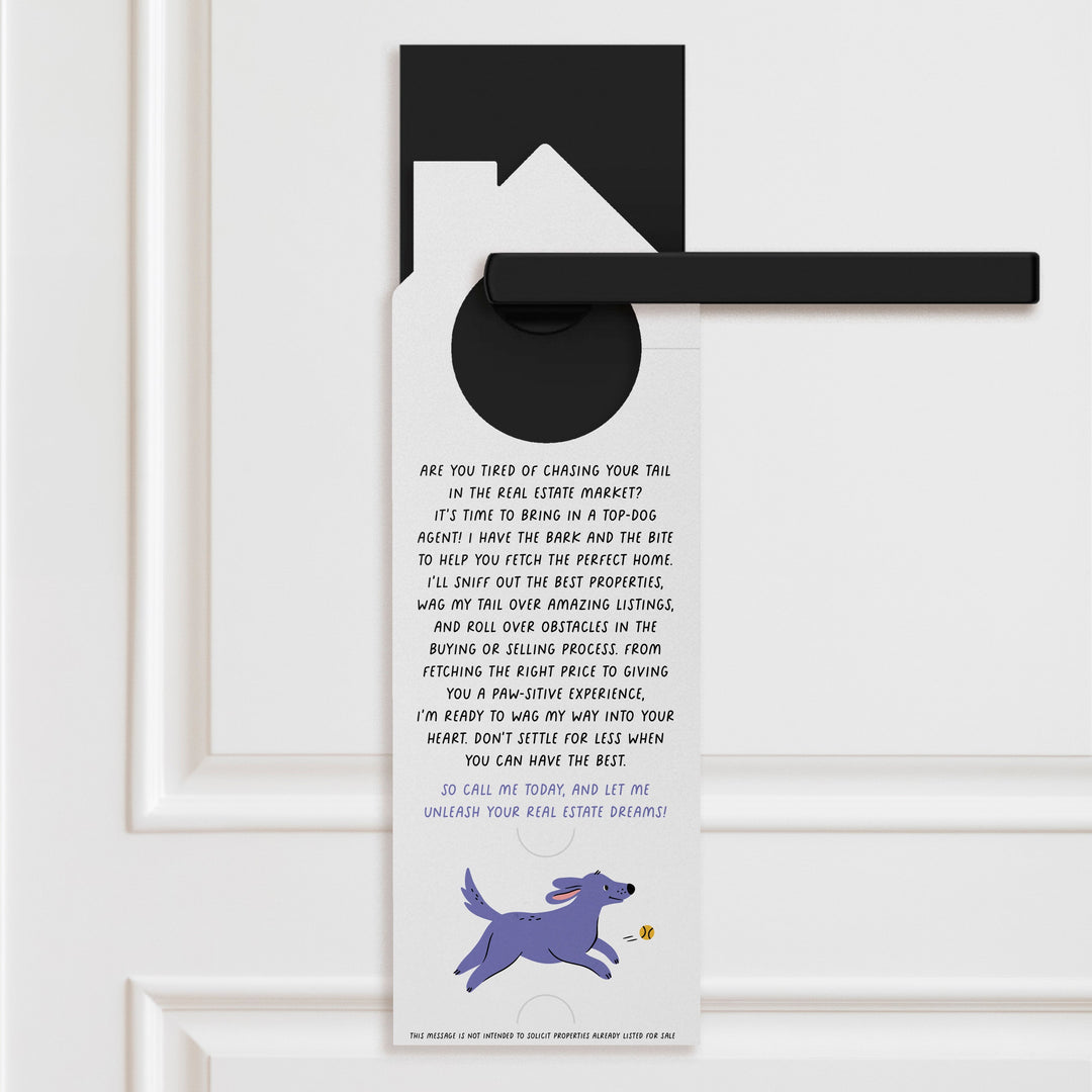 Let's Fetch Your Dream Home! Door Hangers Door Hanger Market Dwellings