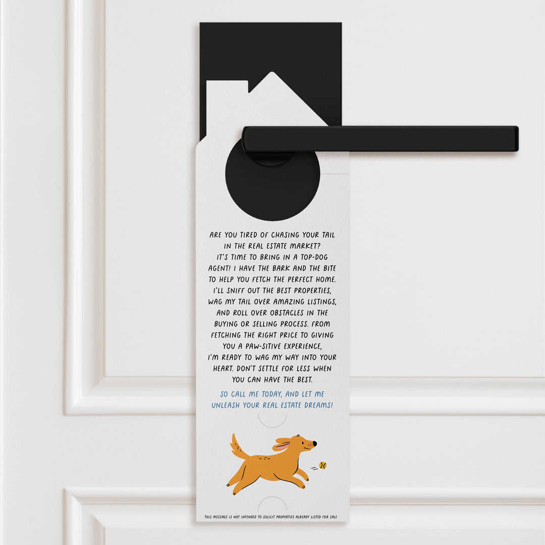 Let's Fetch Your Dream Home! Door Hangers Door Hanger Market Dwellings