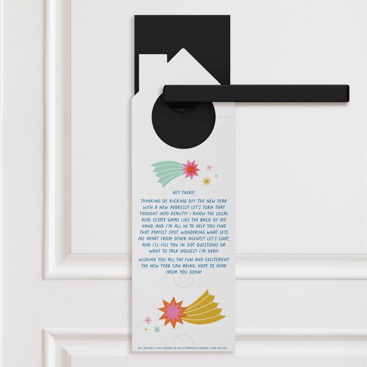 New Year. New Beginnings. New Home? Door Hangers Door Hanger Market Dwellings