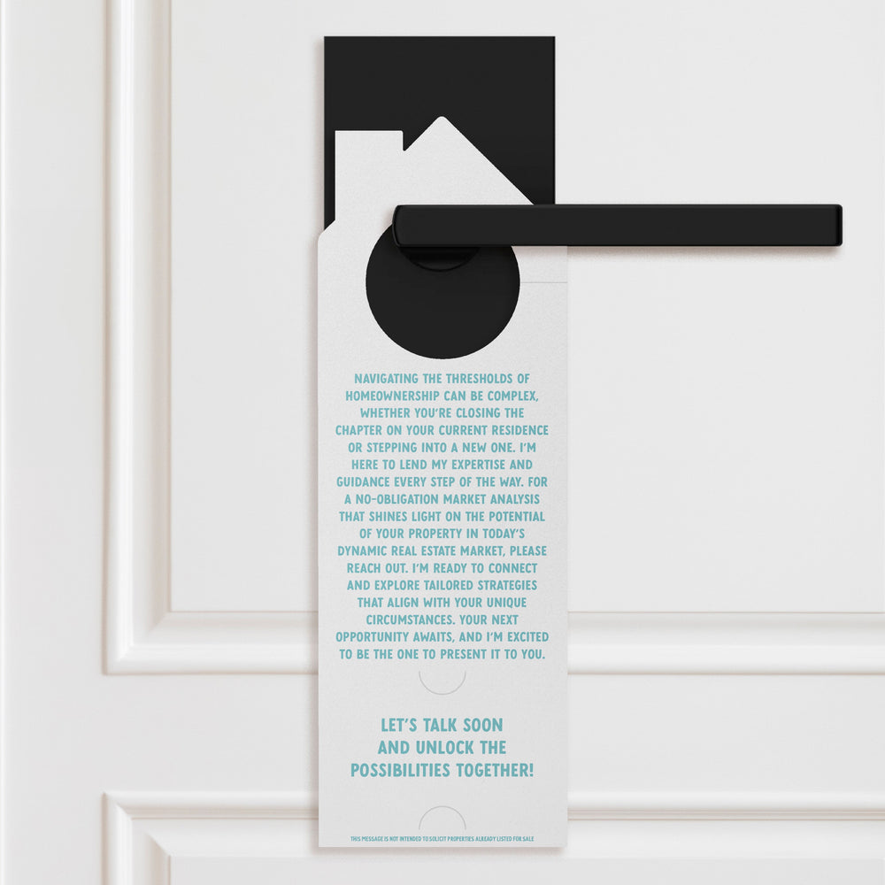 When One Door Closes, Call Me, I'll Open Another One. Door Hangers Door Hanger Market Dwellings