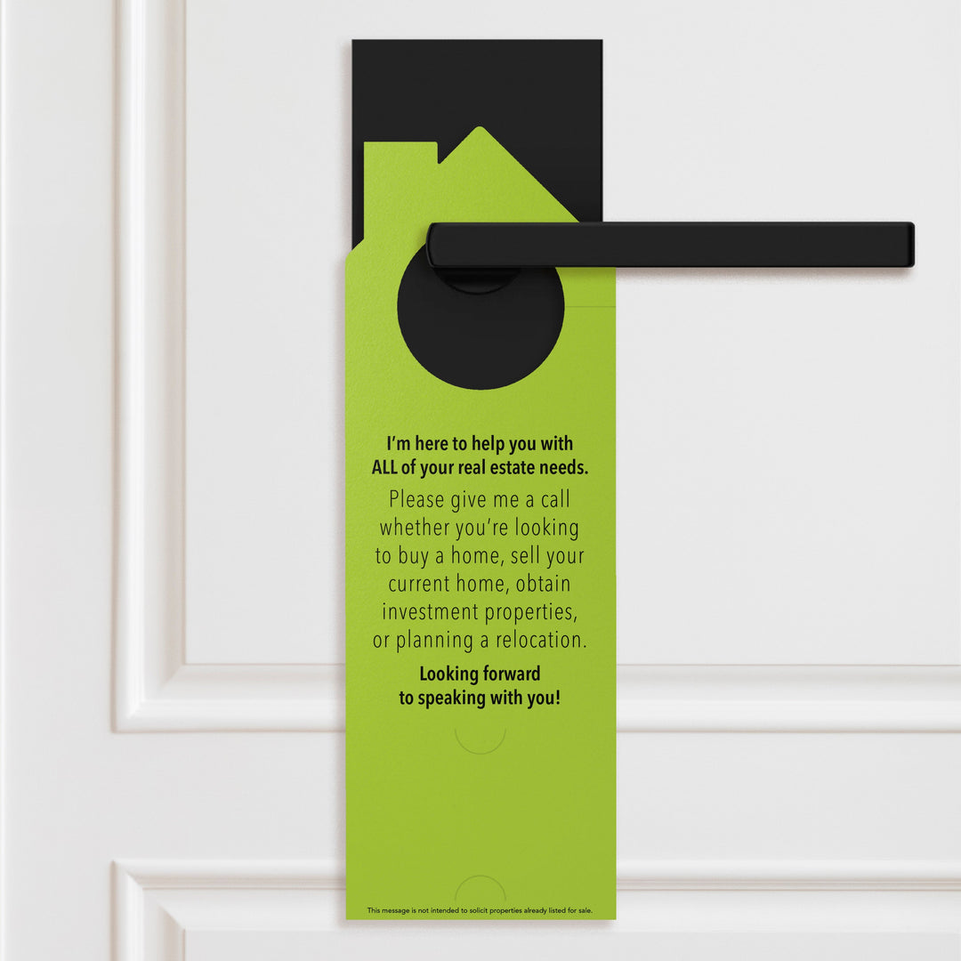 Let Me Help You Find Your Happy Place Door Hangers Door Hanger Market Dwellings