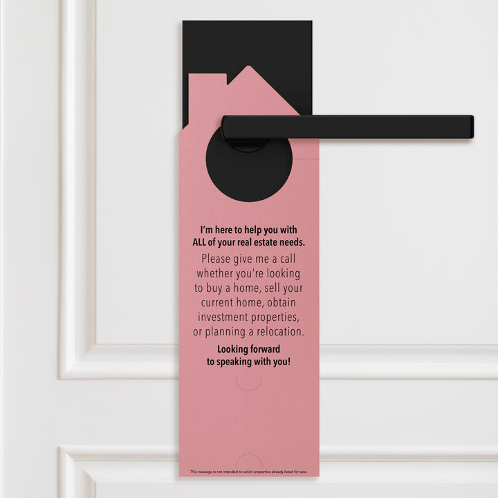 Let Me Help You Find Your Happy Place Door Hangers Door Hanger Market Dwellings