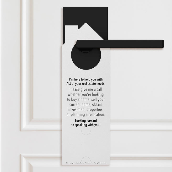 Let Me Help You Find Your Happy Place Door Hangers Door Hanger Market Dwellings