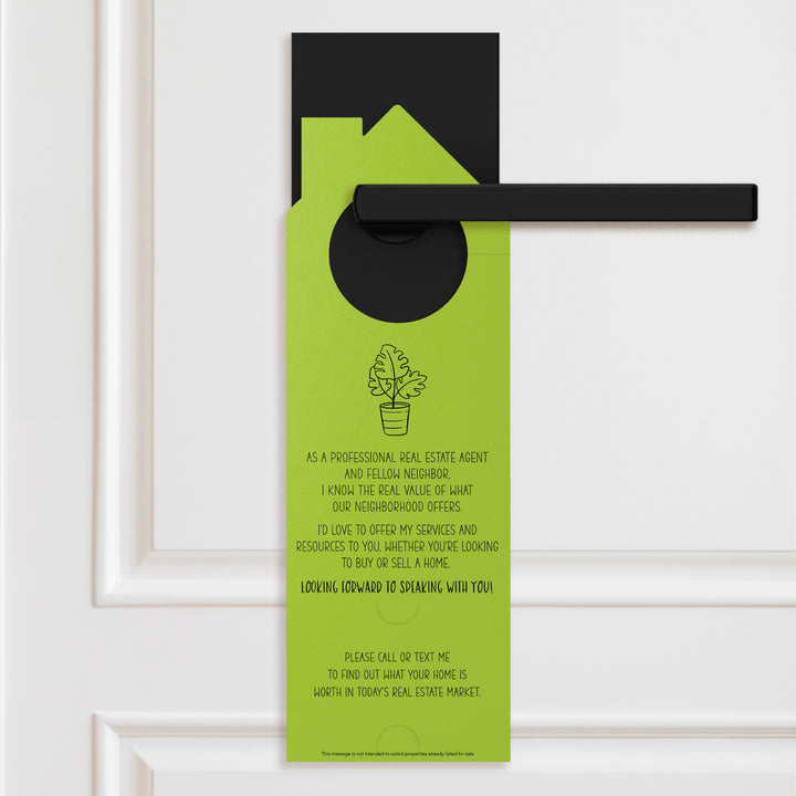 Hey Neighbor Door Hangers Door Hanger Market Dwellings