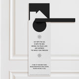 Happy New Year Door Hangers Holiday Door Hanger Market Dwellings