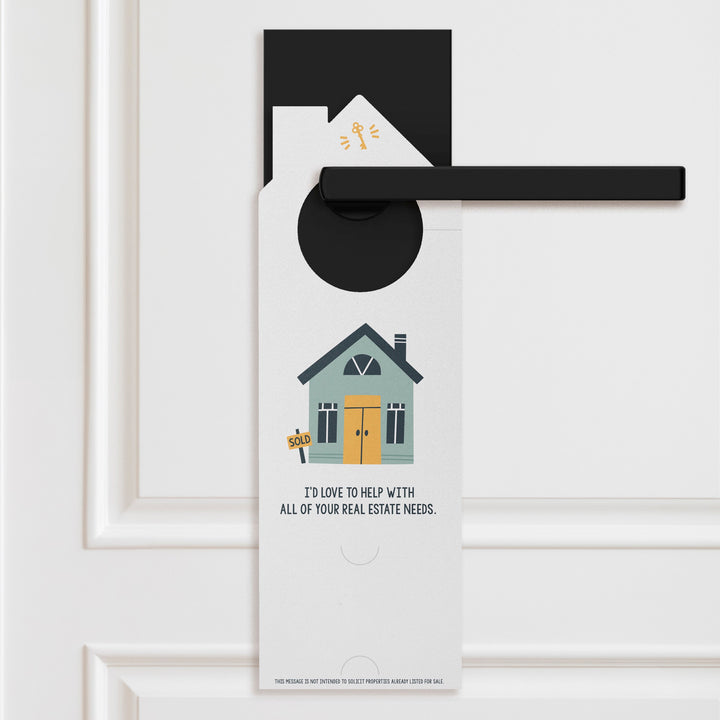 I Just Sold Your Neighbor's House Door Hangers Door Hanger Market Dwellings