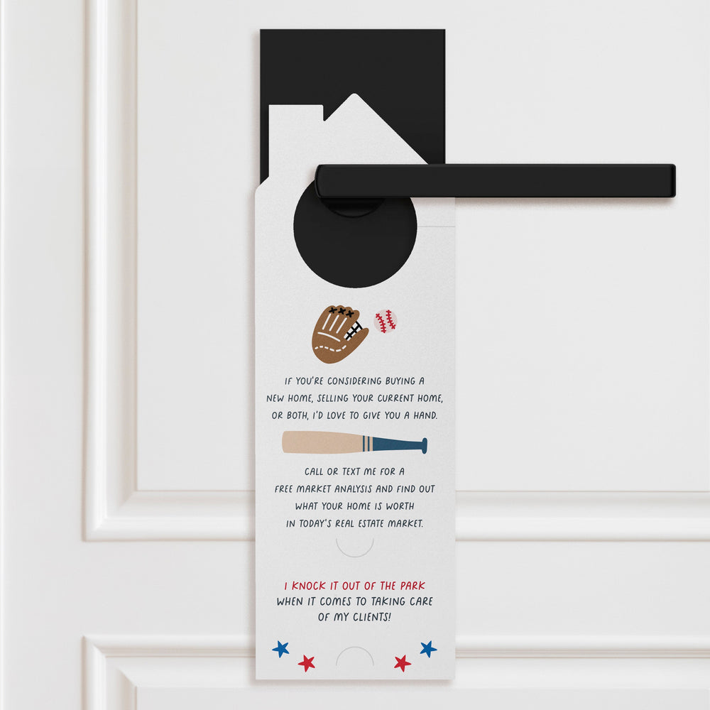 Let's Make Your Selling Experience a Home Run! Door Hangers Door Hanger Market Dwellings