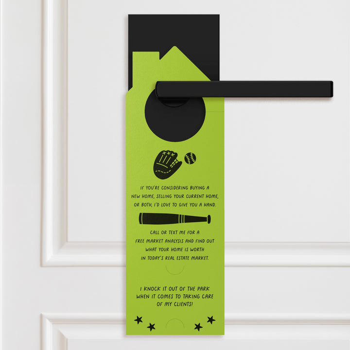 Let's Make Your Selling Experience a Home Run! Door Hangers Door Hanger Market Dwellings