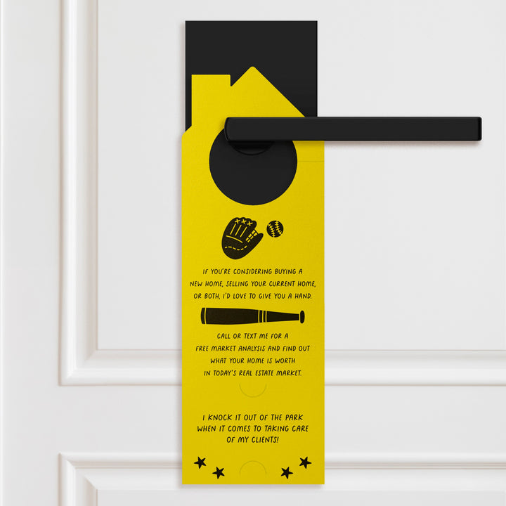 Let's Make Your Selling Experience a Home Run! Door Hangers Door Hanger Market Dwellings