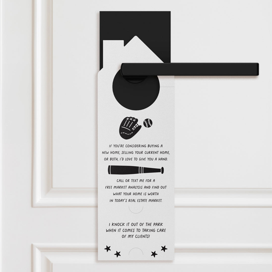 Let's Make Your Selling Experience a Home Run! Door Hangers