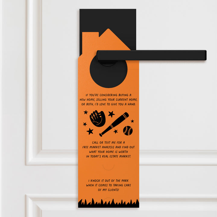 There Is No Base Like Home Door Hangers Door Hanger Market Dwellings