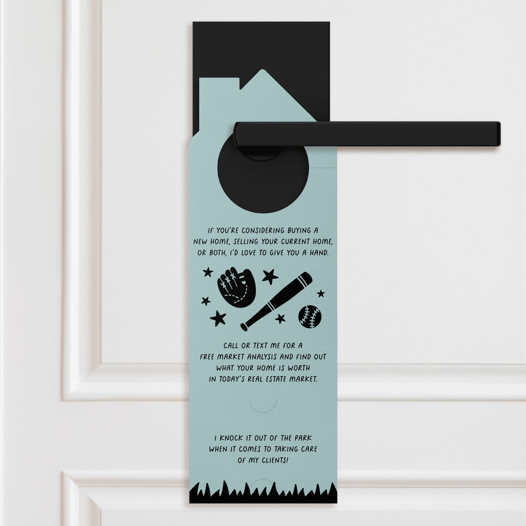 There Is No Base Like Home Door Hangers Door Hanger Market Dwellings